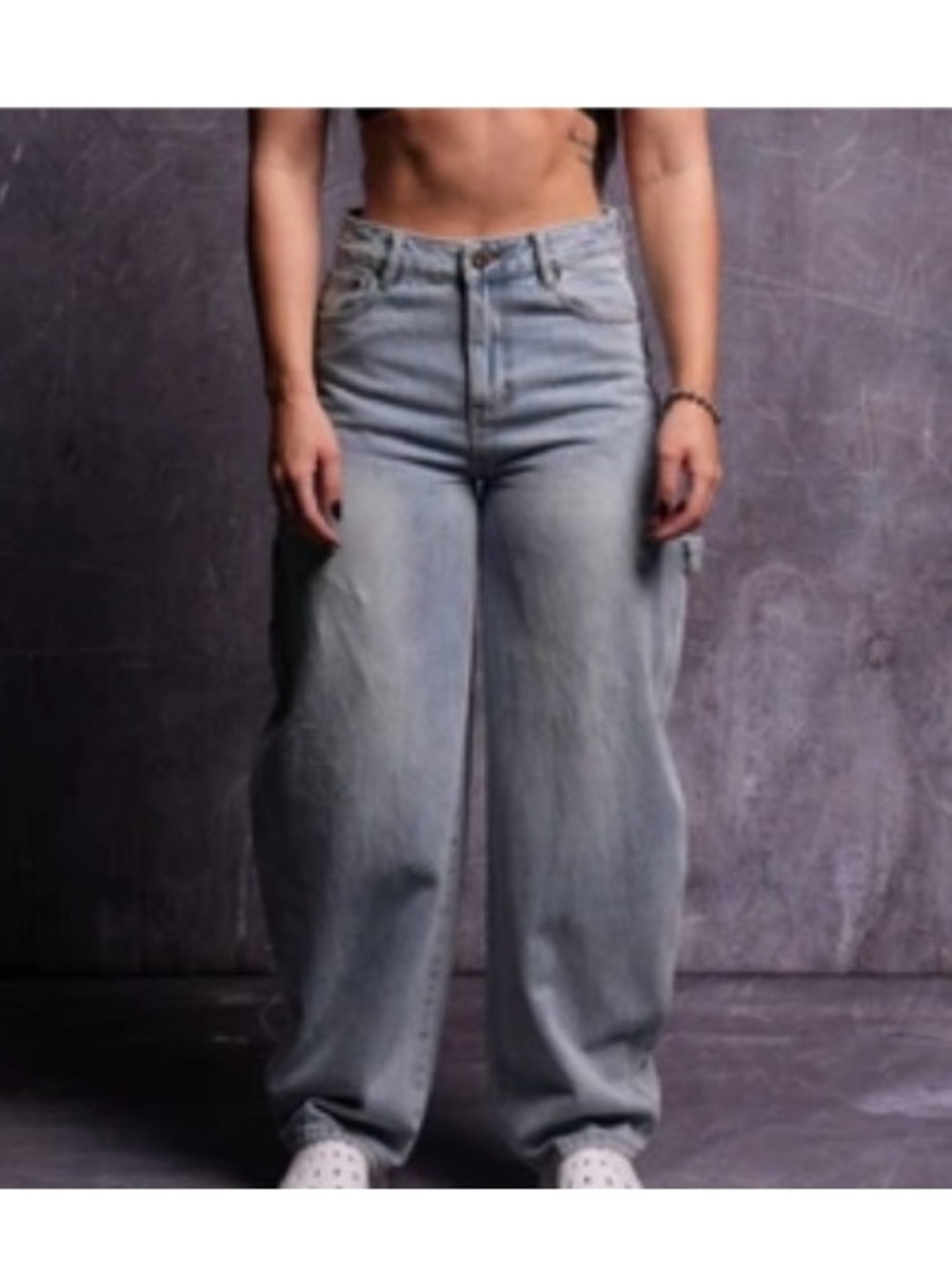 NWT DarcSport Rose Barrel Light Wash Jeans